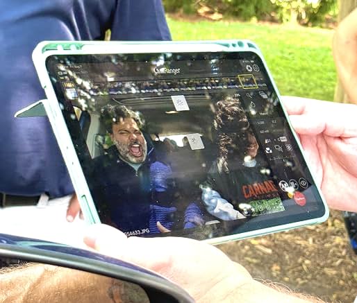 Production monitor on location