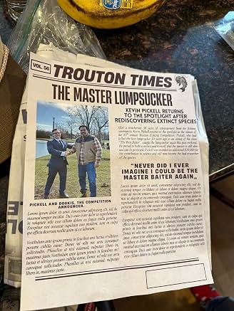 Newspaper feature from a production