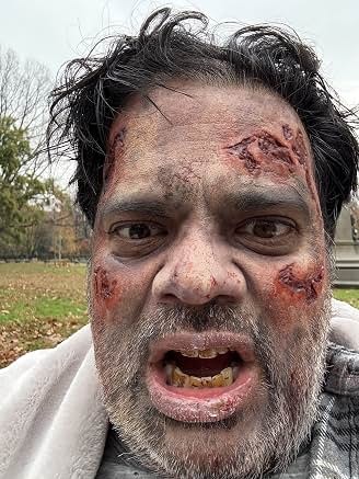 Sunil wearing character makeup