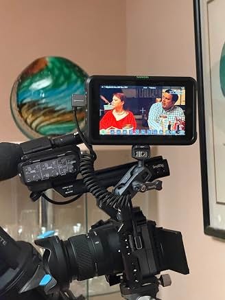 Camera monitor during a production