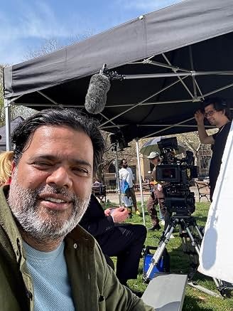Sunil behind the scenes outdoors