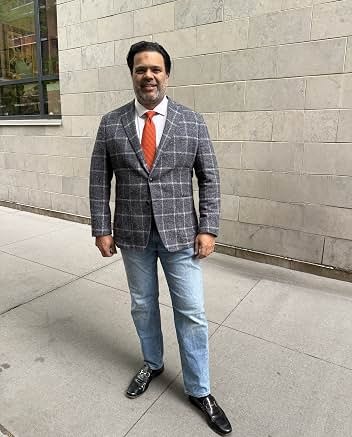 Sunil in a full-length character portrait