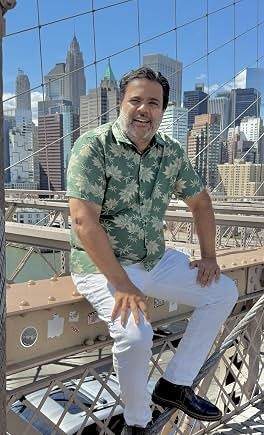 Sunil seated on location outdoors
